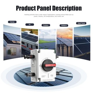 IGEYAPA Interruptor Separación CC Solar 1000V 32A