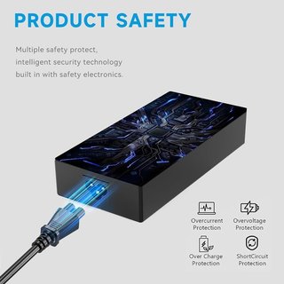 NEGSAIY Cargador 120W 20V 6A 4.5x3.0mm MSI GF63