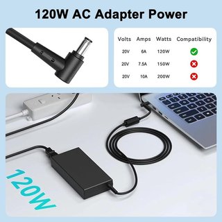 NEGSAIY Cargador 120W 20V 6A 4.5x3.0mm MSI GF63