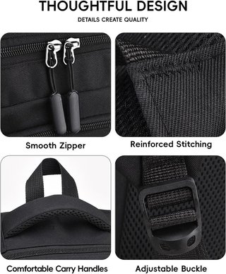 AMYTHE mochila 28L escolar portatil 15.6'' Negra