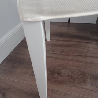 6 Sillas IKEA Henrikdal Tela blanco y lacado blanc