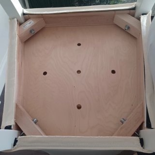 6 Sillas IKEA Henrikdal Tela blanco y lacado blanc