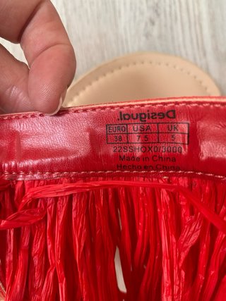 Sandalias Desigual Rojas