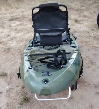Kayak de pesca con accesorios