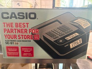 Caja registradora Casio SE-G1 nueva en su caja