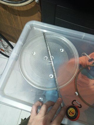 Plato giratorio para microondas, 17cm de diámetro