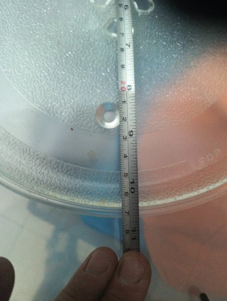 Plato giratorio para microondas, 17cm de diámetro