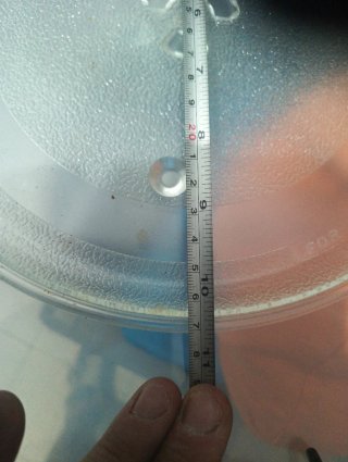Plato giratorio para microondas, 17cm de diámetro