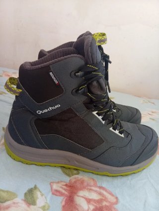 Scarpe Quechua uomo grigie verdi