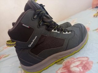 Scarpe Quechua uomo grigie verdi