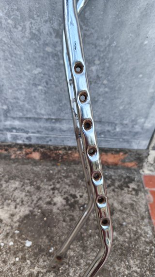 Soporte Sillín Bicicleta Bicicross BH Cromado