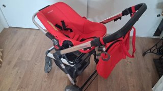 Carro de bebé rojo Foppapedretti
