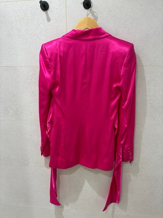 Blazer Zara Satin Rosa
