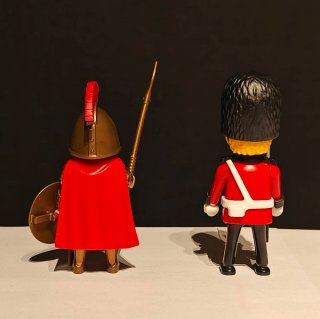 Lote Guardia Real Inglés+ Hoplita Griego Playmobil