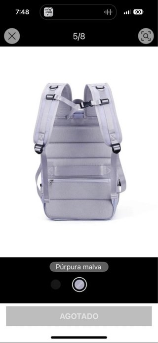 Due zaini da cabina beige e grigi
