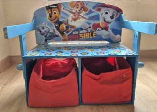 Banco o pupitre infantil Paw Patrol