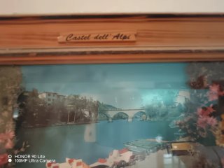 Quadro Castel dell'Alpi cm 26 x 16