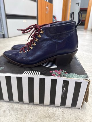Botines Belle Hari Azul Mujer