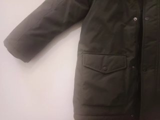 Chaqueta plumífero NAME IT 9 años verde caqui