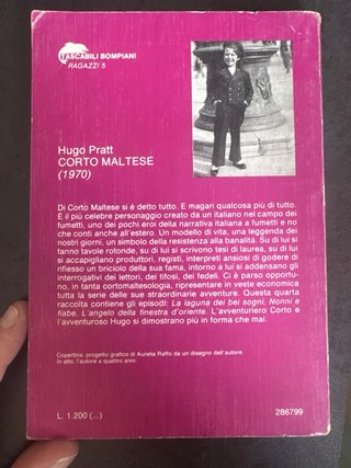 Corto Maltese libro fumetti vintage Hugo Pratt