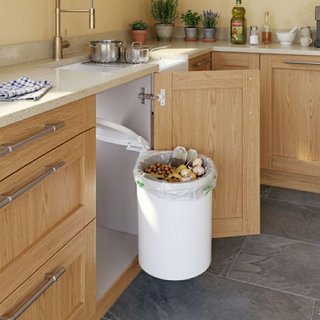 Cubo Basura Giratorio Armario 13L Menage Confort