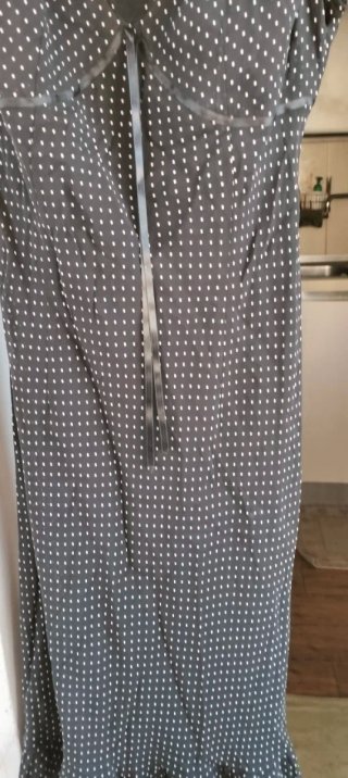 Vestito a pois con bretelle