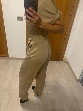 Mono Zara beige mujer