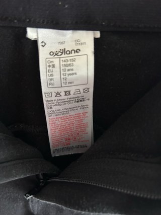 Pantalón Hípica Niña Negro