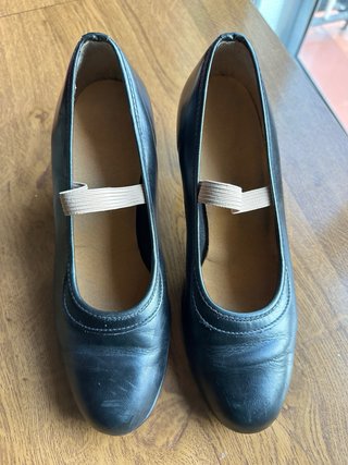 Zapatos de tacón para baile flamenco
