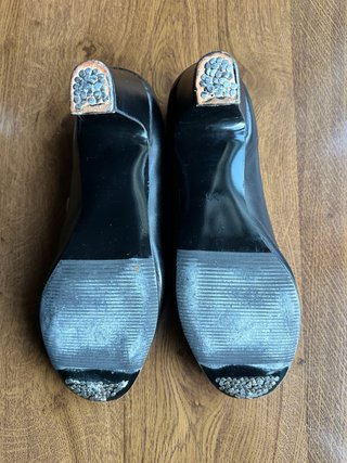 Zapatos de tacón para baile flamenco