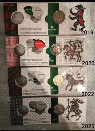 Lituania  coincard BU Regiones Etnograficas