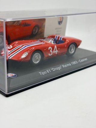 Maserati Tipo 61 Drogo 1/43 Reims 1963