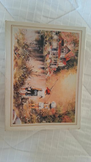 Puzzle 500 piezas pesca niños casa