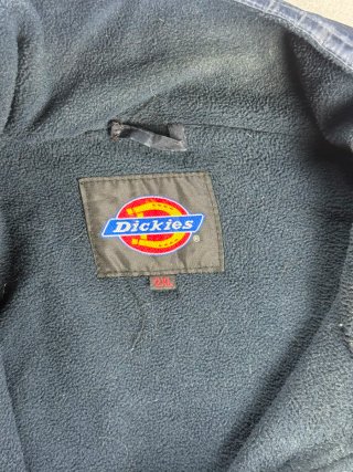 Giacca Dickies Foderata Pile Blu Navy Vintage