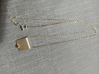 Colgante plata y oro con estrella