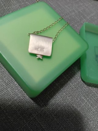 Colgante plata y oro con estrella
