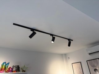 5 Focos LED Carril Monofásico 30W 3000K