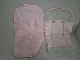 Saco invierno y verano a juego carrito de bebé