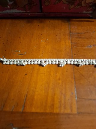 Tobillera Plata India