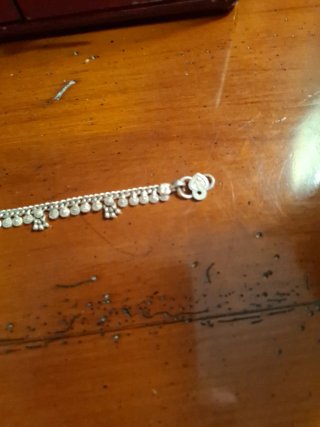Tobillera Plata India