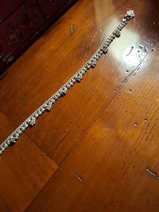 Tobillera Plata India