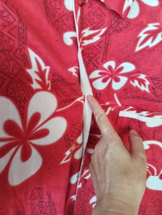 Camicia uomo Navigare rossa floreale