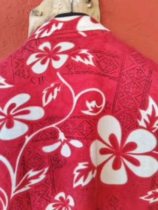Camicia uomo Navigare rossa floreale
