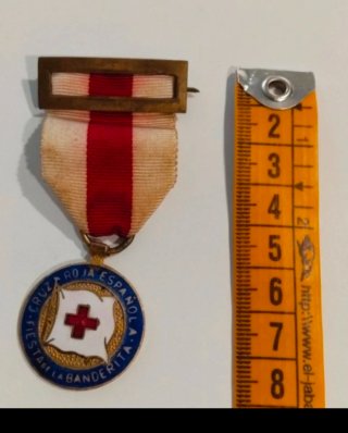 Medalla Cruz Roja Española Fiesta Banderita