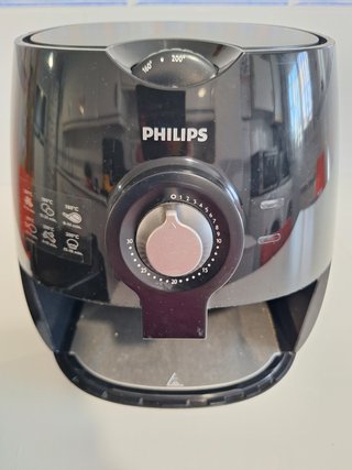 Freidora Aire Philips Negra  2.5L