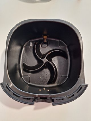 Freidora Aire Philips Negra  2.5L