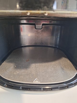 Freidora Aire Philips Negra  2.5L