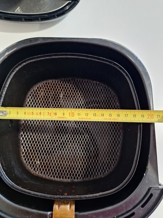 Freidora Aire Philips Negra  2.5L