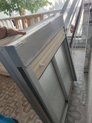 Ventana aluminio corredera con marco