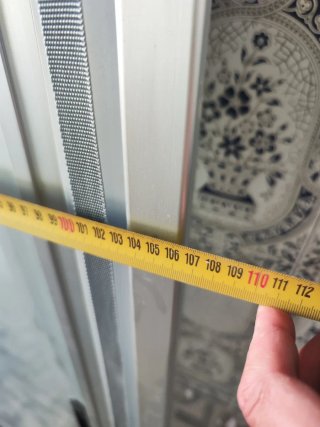 Ventana aluminio corredera con marco